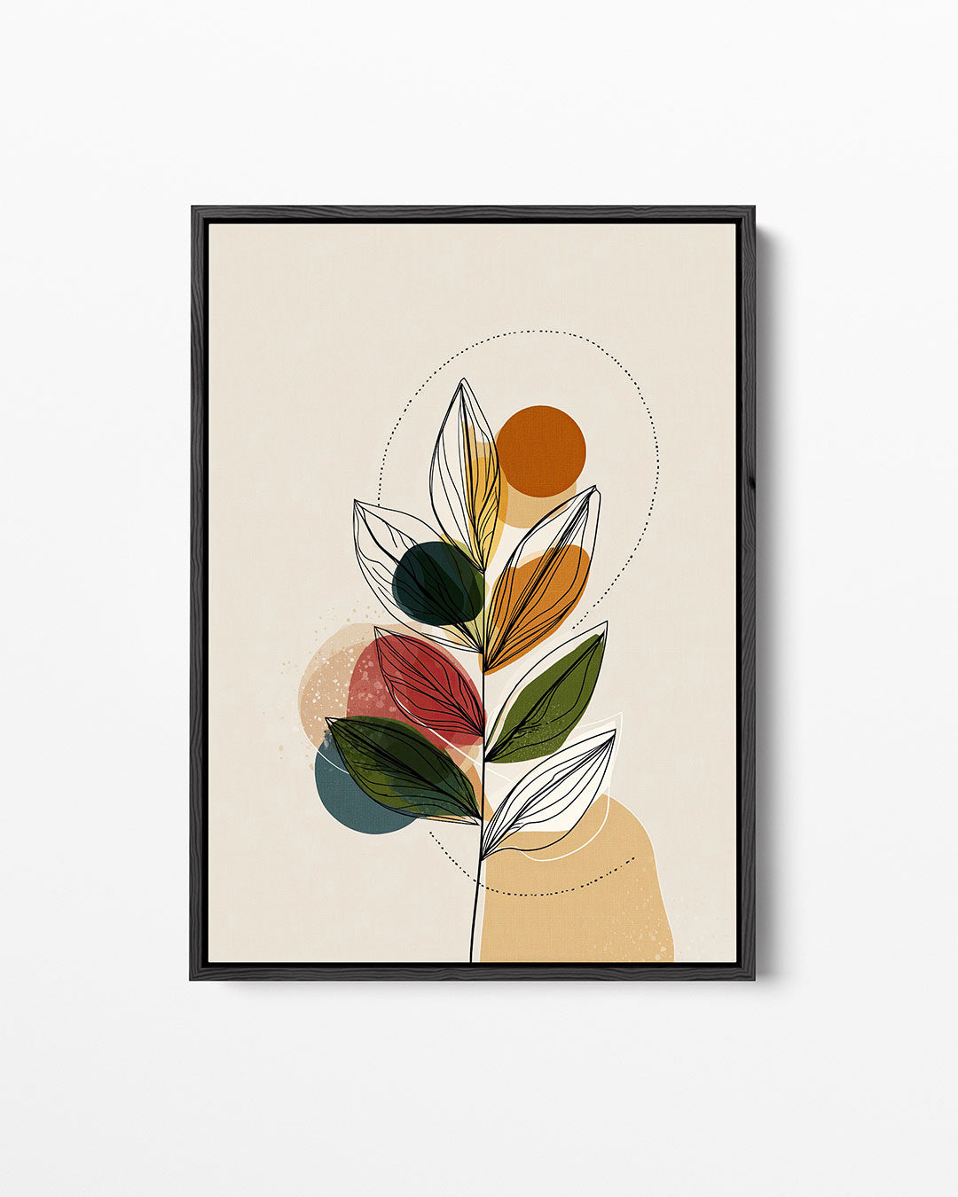 Organische vormen compositie Kunstwerk