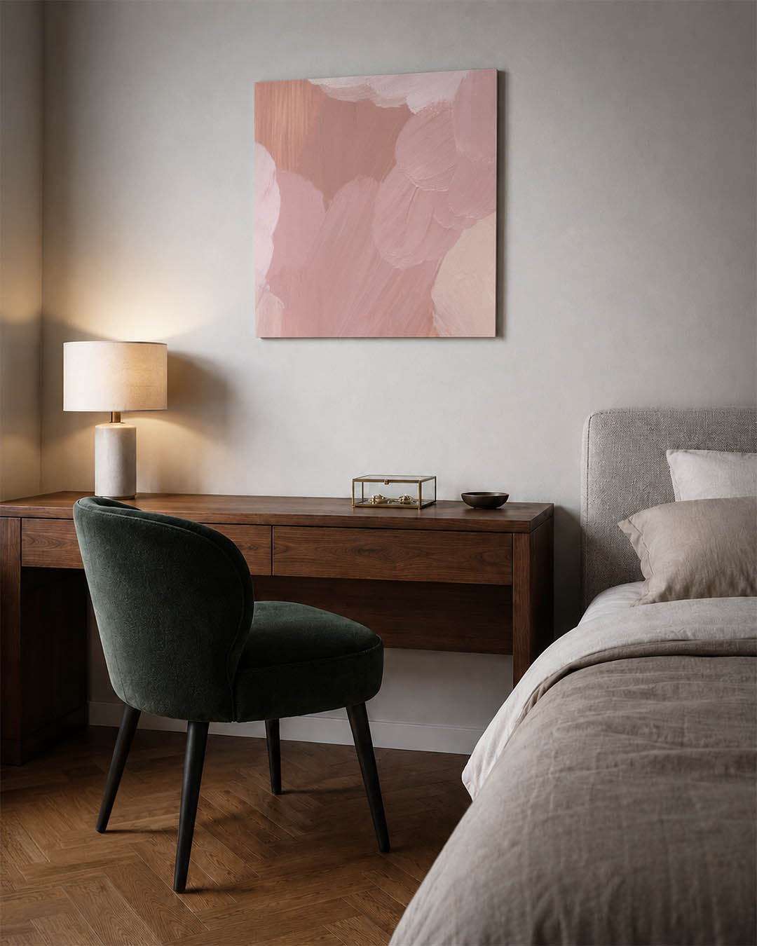 Zachte borstelstreken Kunstwerk