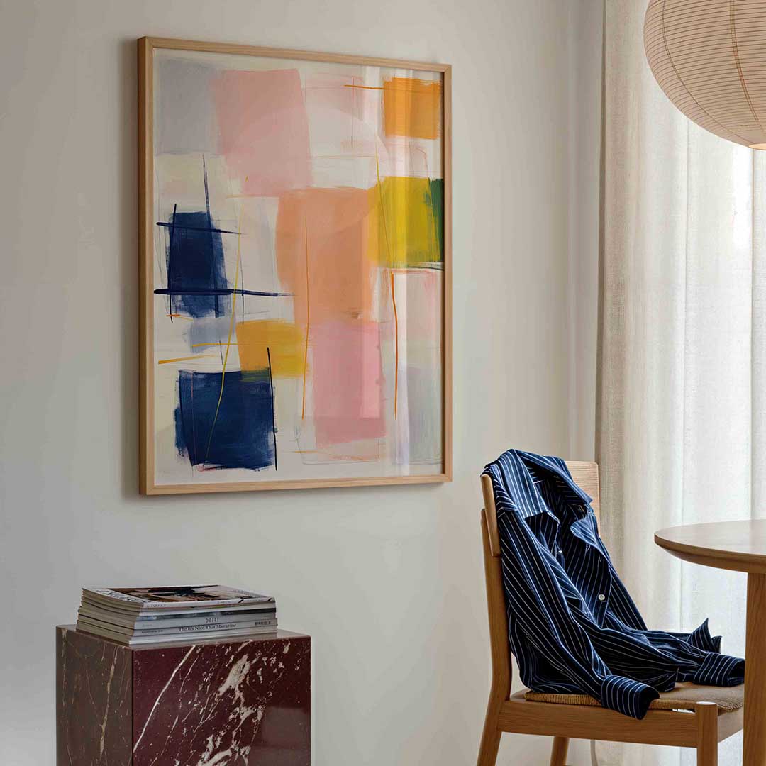 Abstracte vormen Poster