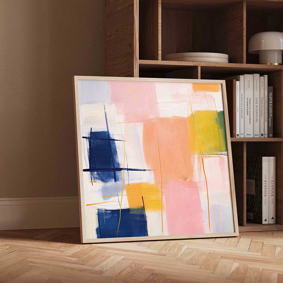 Abstracte vormen Poster