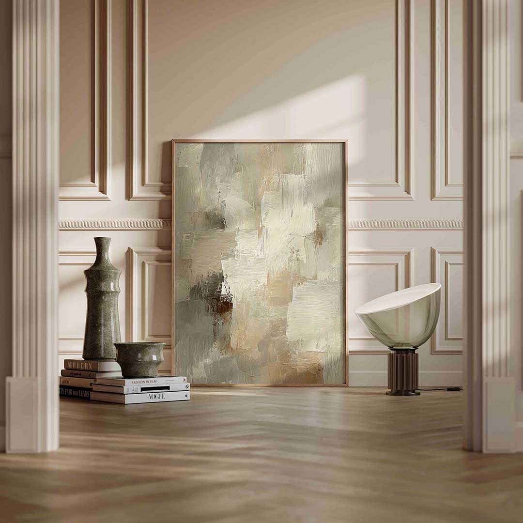 Abstracte beige textuur Poster