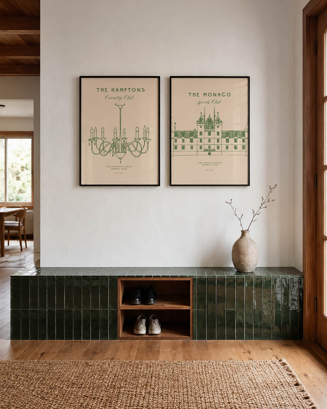 Kroonluchter elegantie Posterset