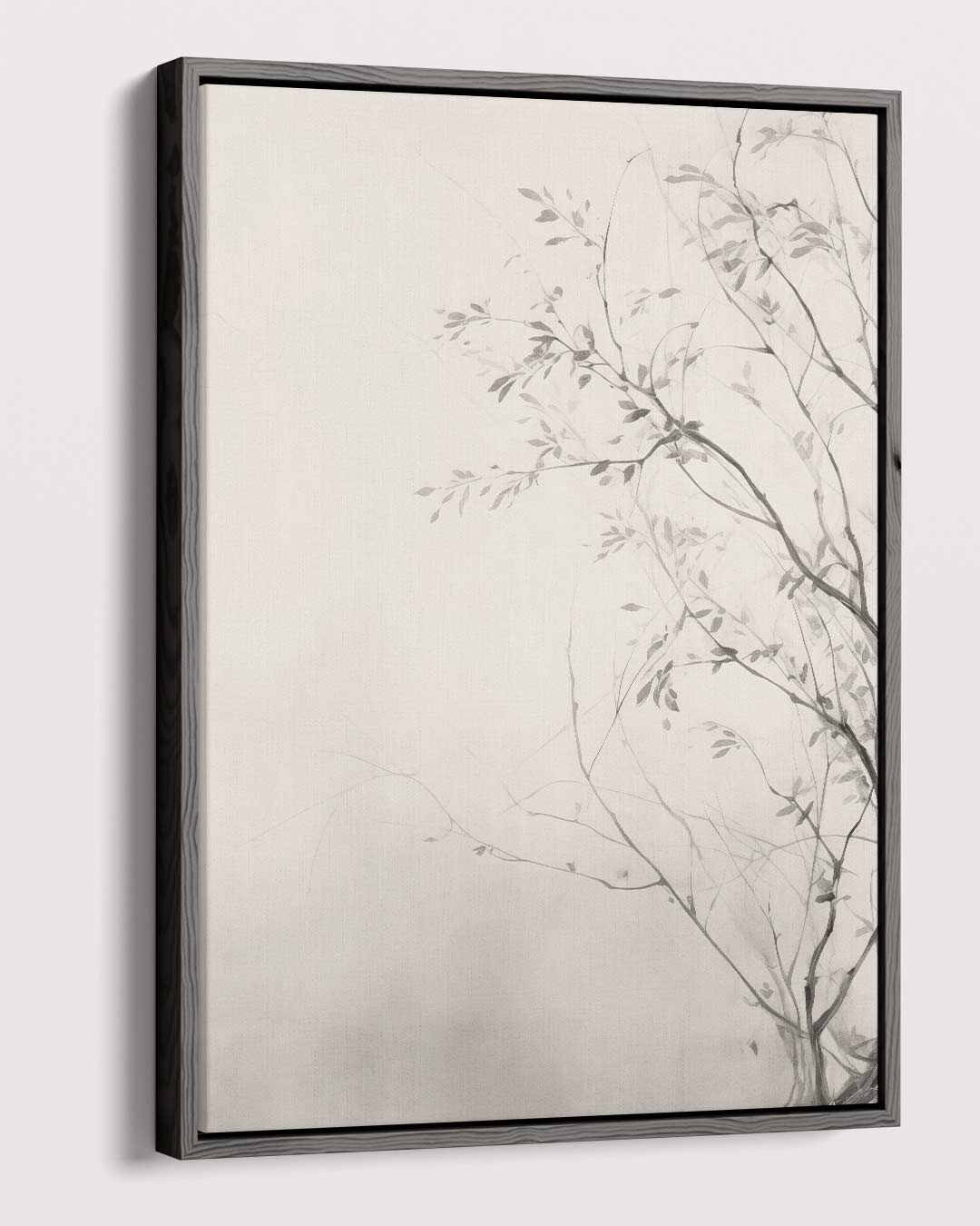 Minimalistische Natuur Schets Kunstwerk-canvas-dibond-plexiglas-wanddecoratie-WallArtistic