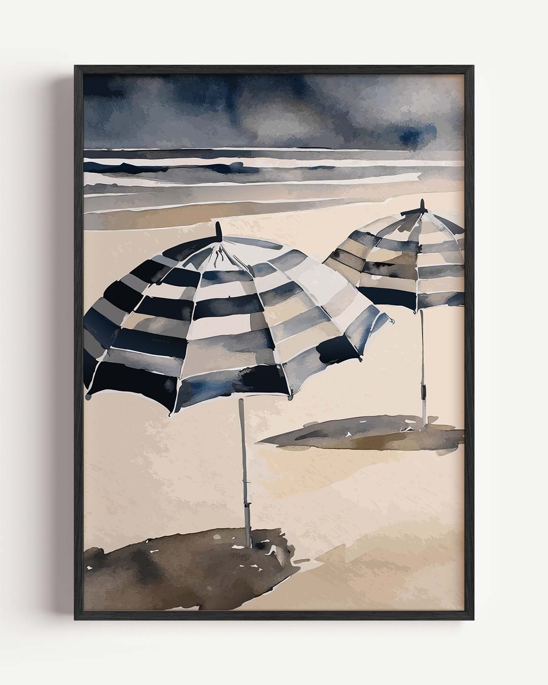 Strandparasol Droom Poster-WallArtistic