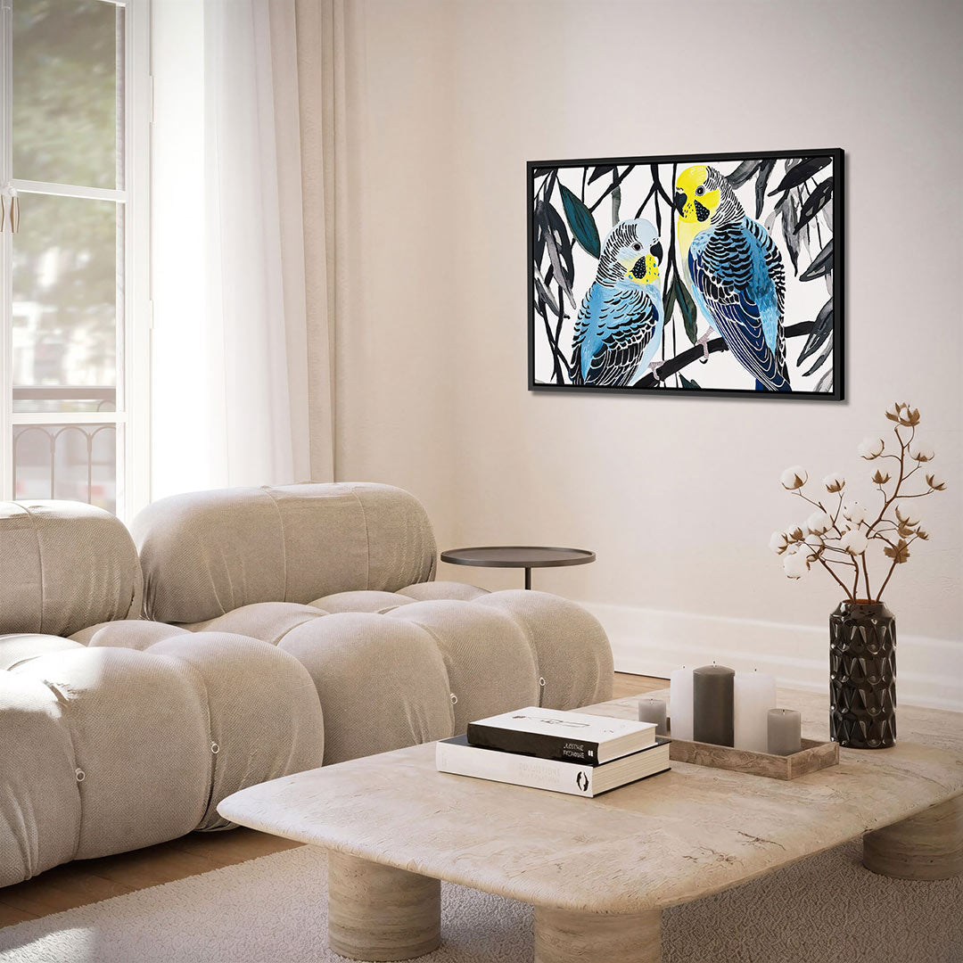 Vogels in takken Kunstwerk