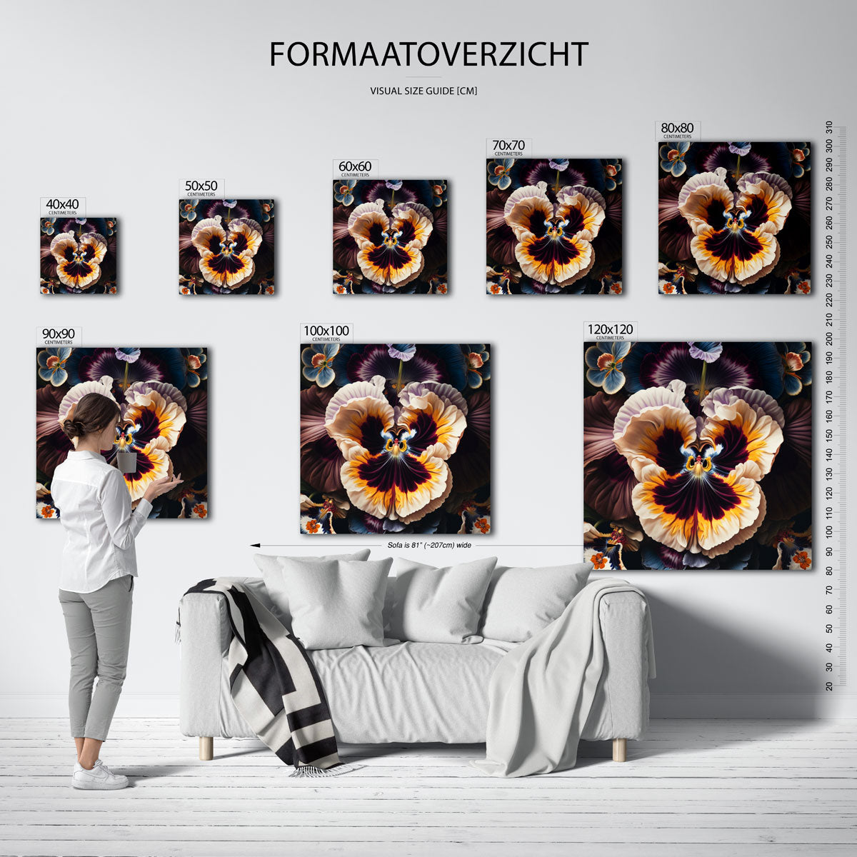 Bloemenexplosie Poster