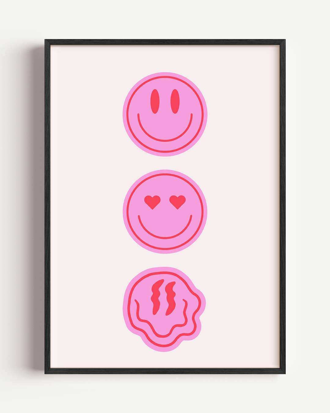 Kleurrijke Emoticon Vibes Poster-WallArtistic