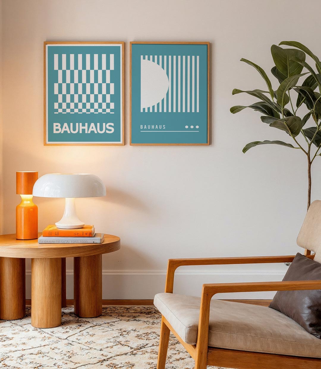 Ritme en ruiten Posterset