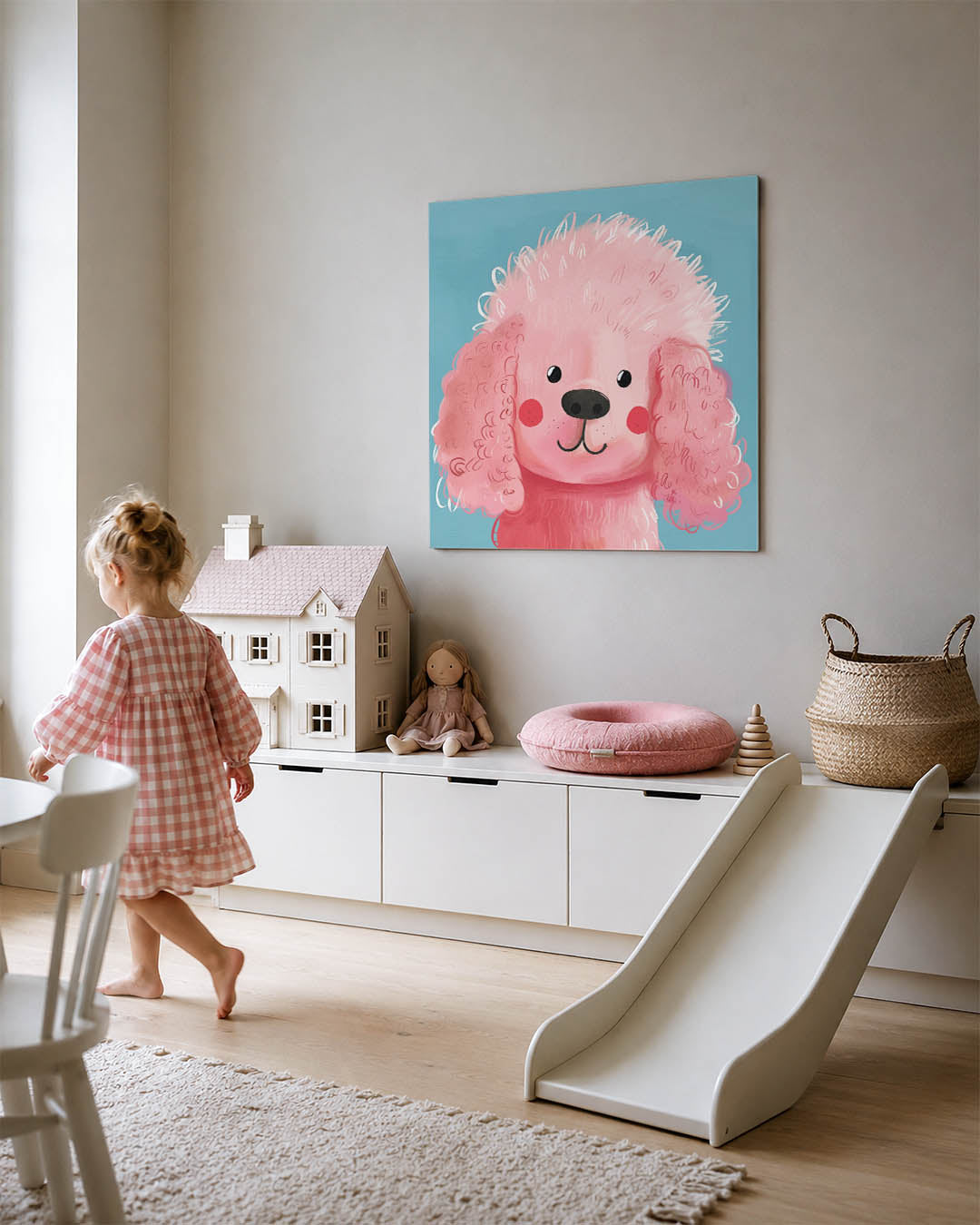 Vrolijke hond Kunstwerk
