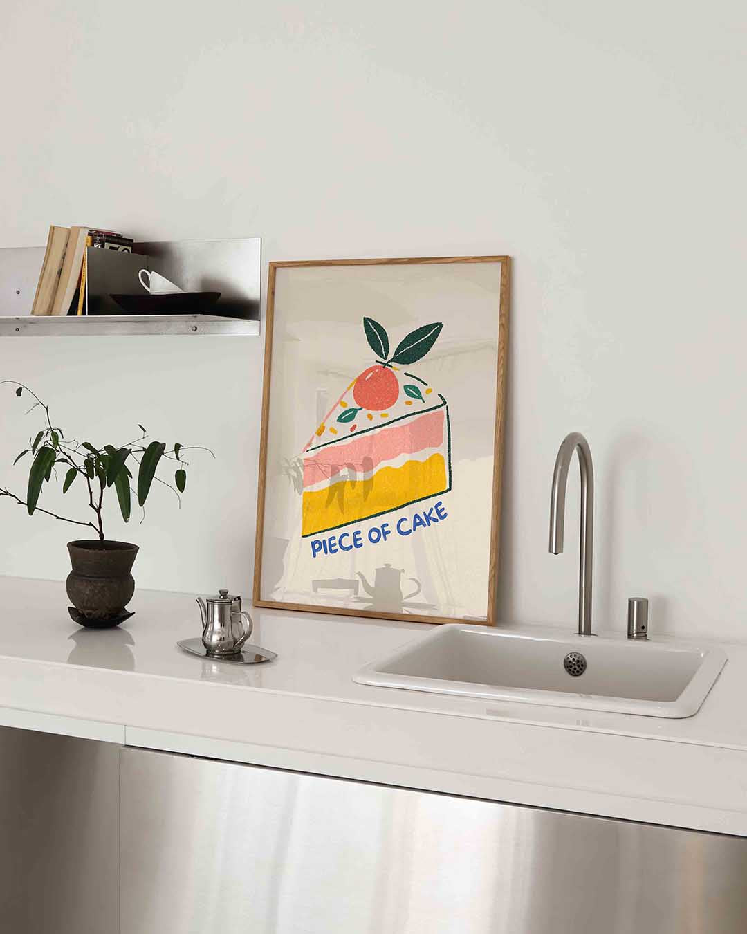 Stuk taart Poster