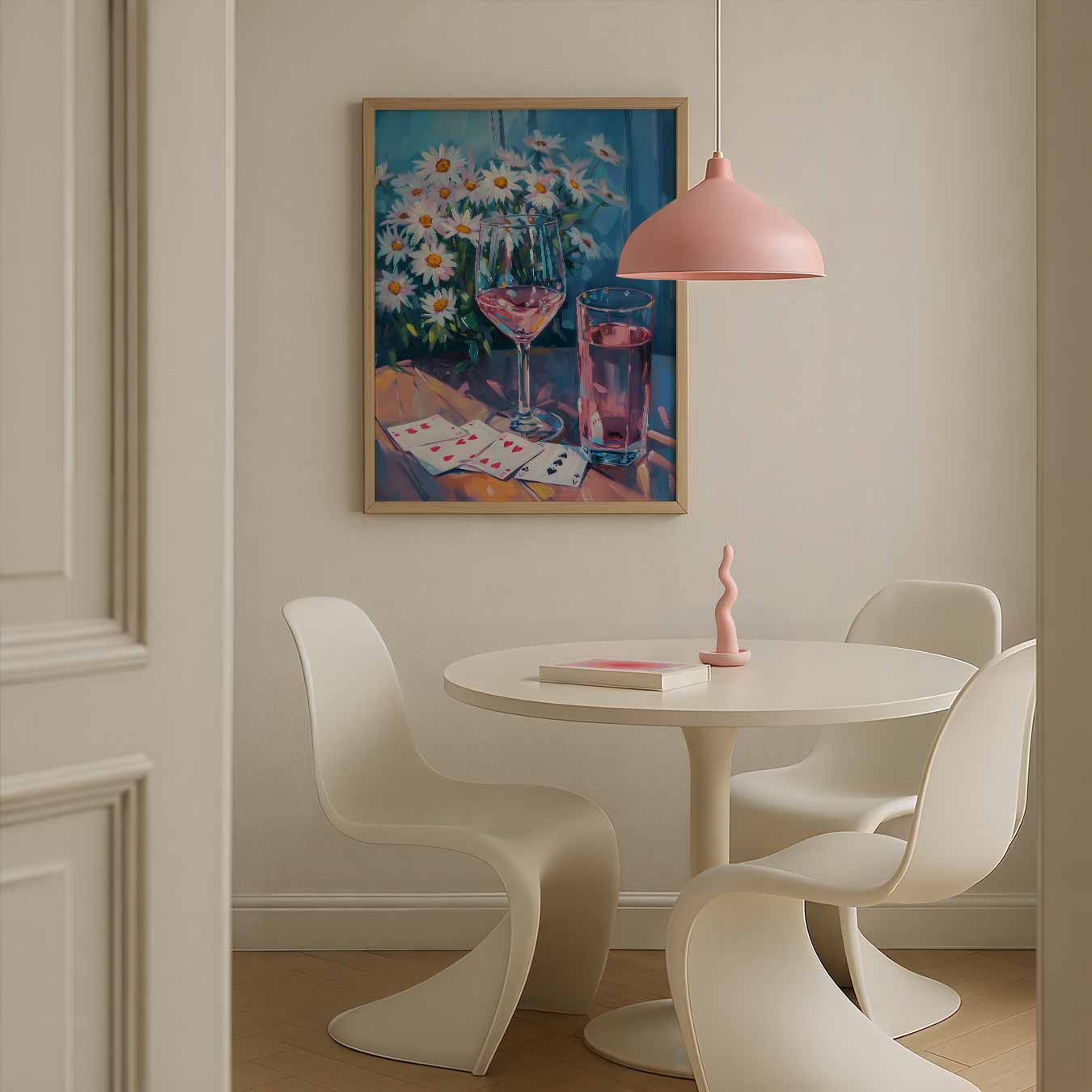 Zomers Geluk in Blauw Poster-WallArtistic