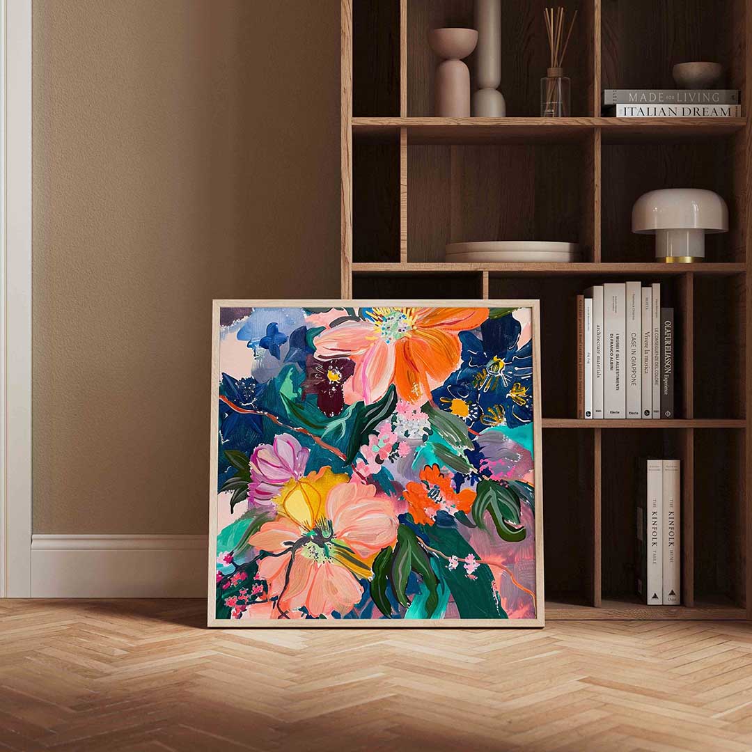 Bloemenexplosie Poster