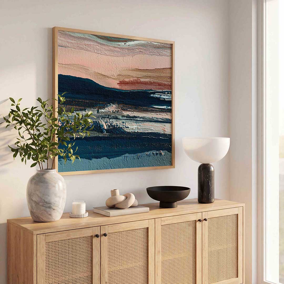 Abstracte lagen Poster