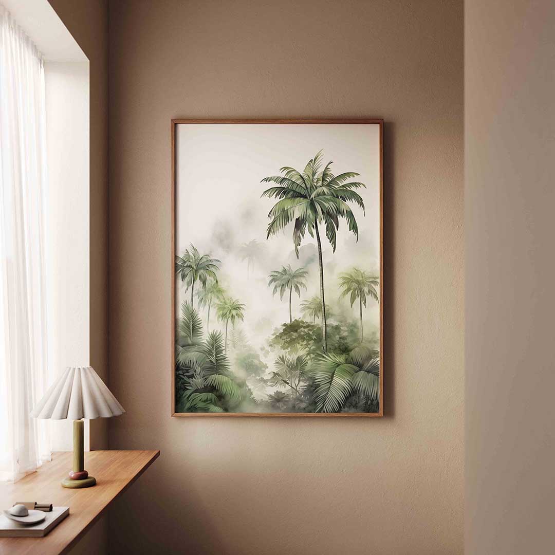 Tropische palmbomen Poster