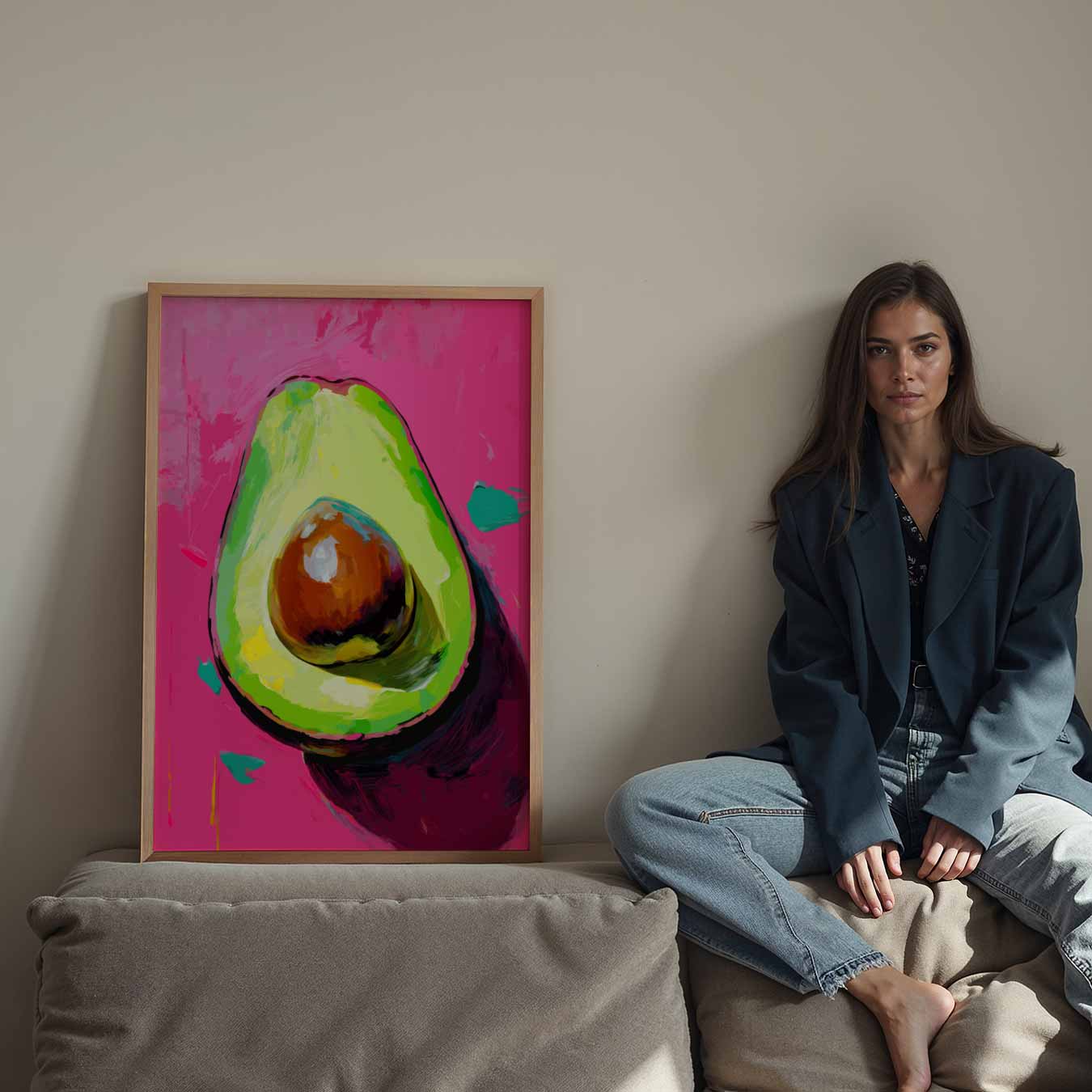 Avocado Art Poster-WallArtistic