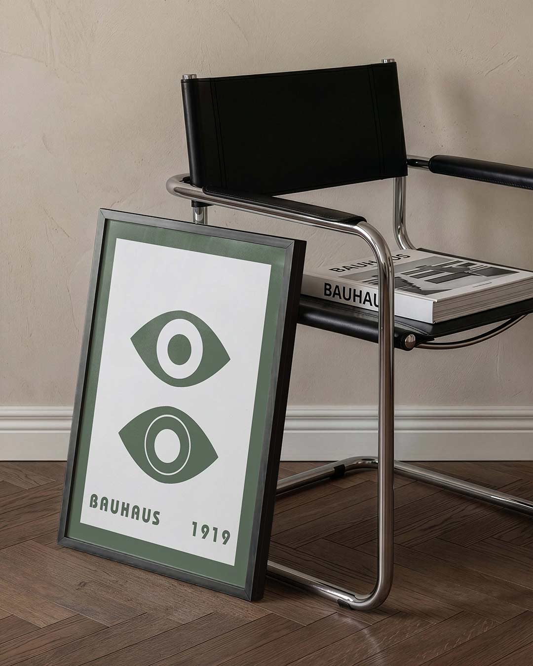 Oogvormen en tekst Poster