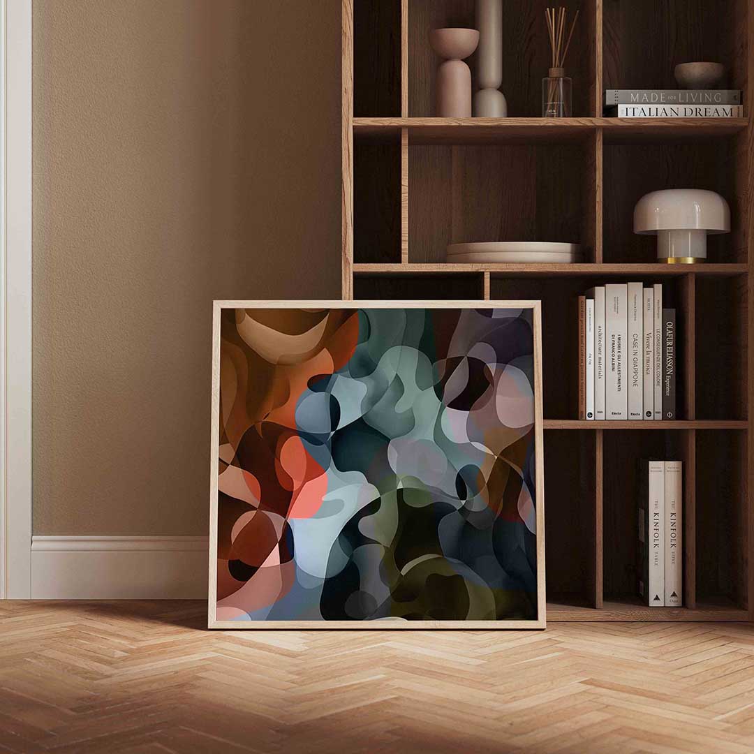 Abstracte vormen Poster