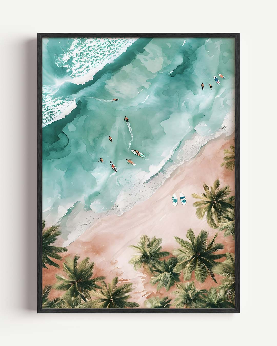 Dromerige Stranddag Poster-WallArtistic