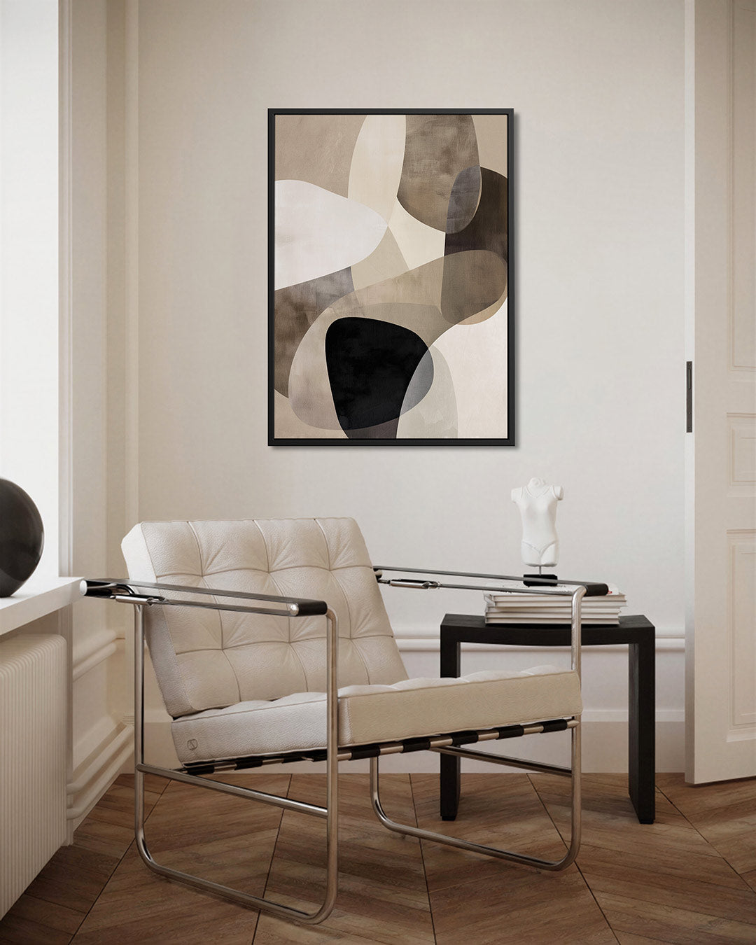 Organische vormen compositie Kunstwerk
