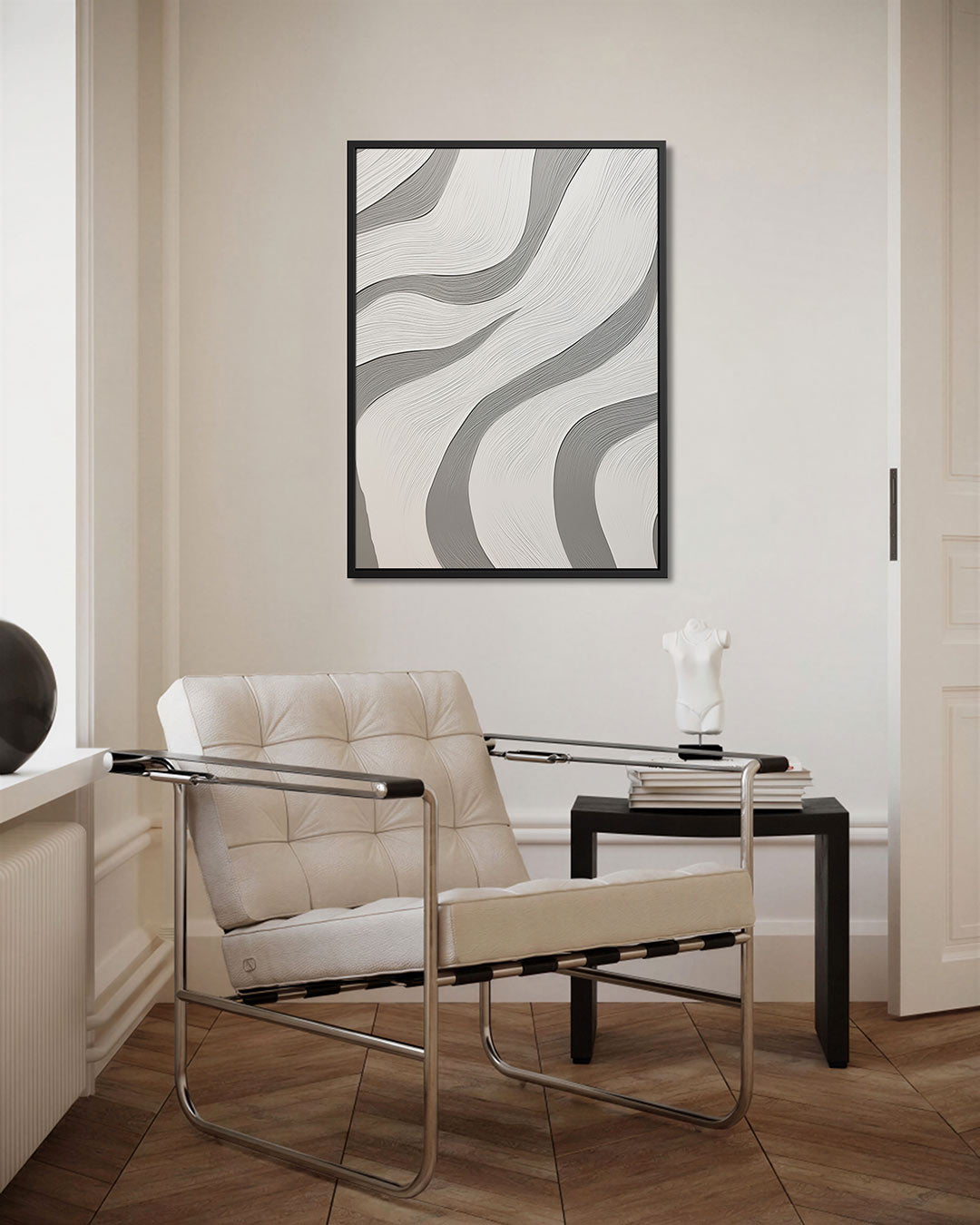 Golvende lijnen Kunstwerk