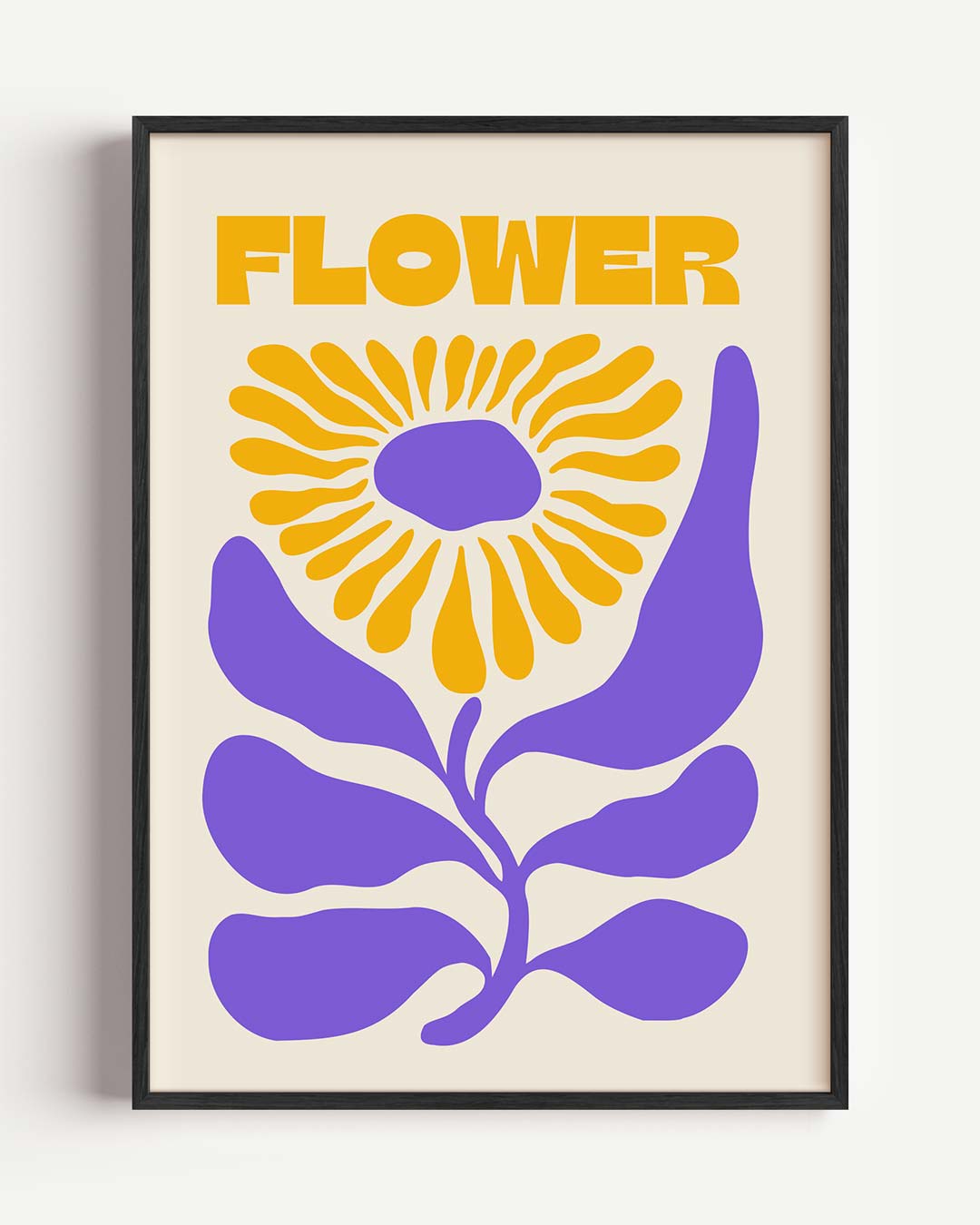 Vrolijke Bloemenkracht Poster-WallArtistic