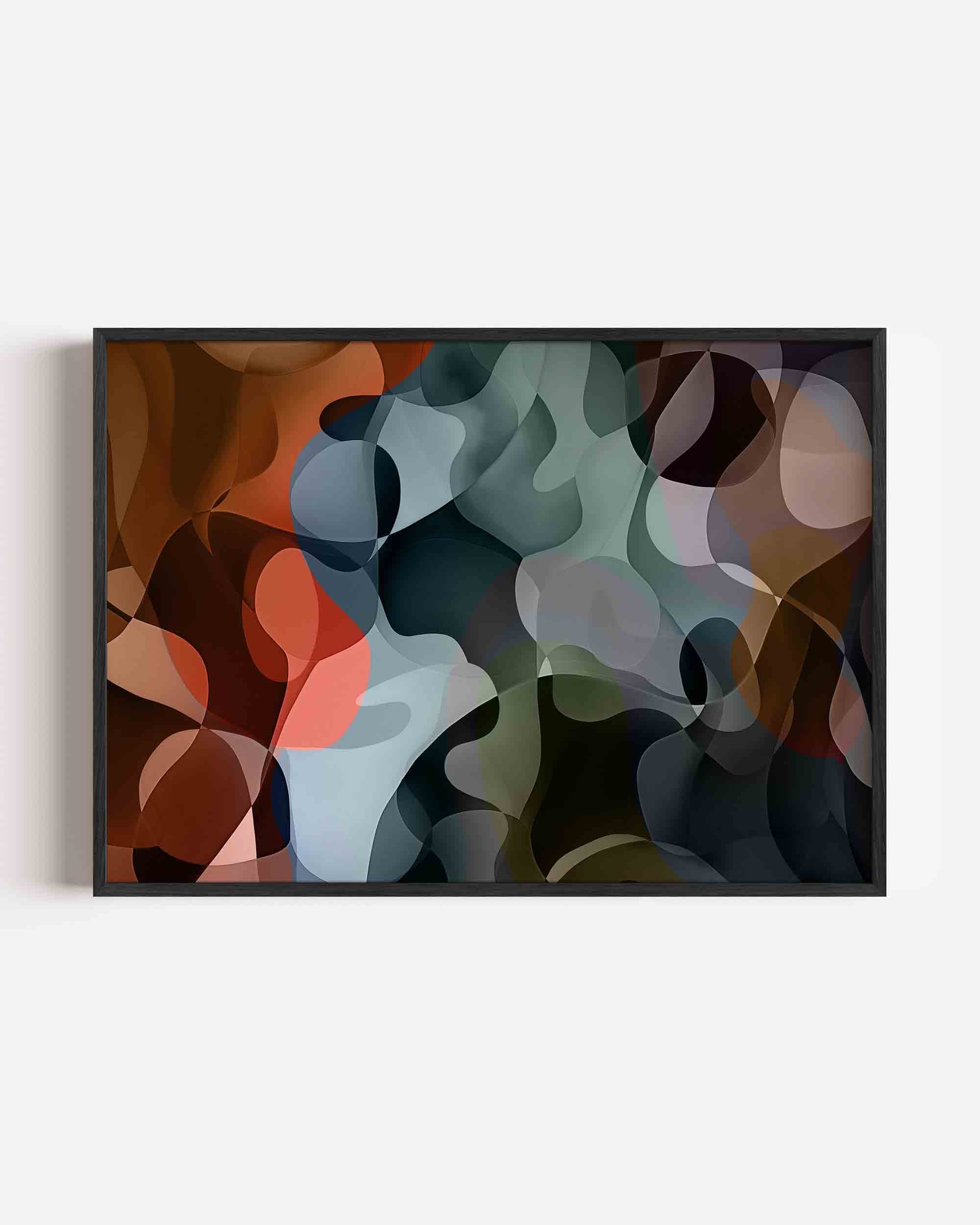 Abstracte vormen Poster