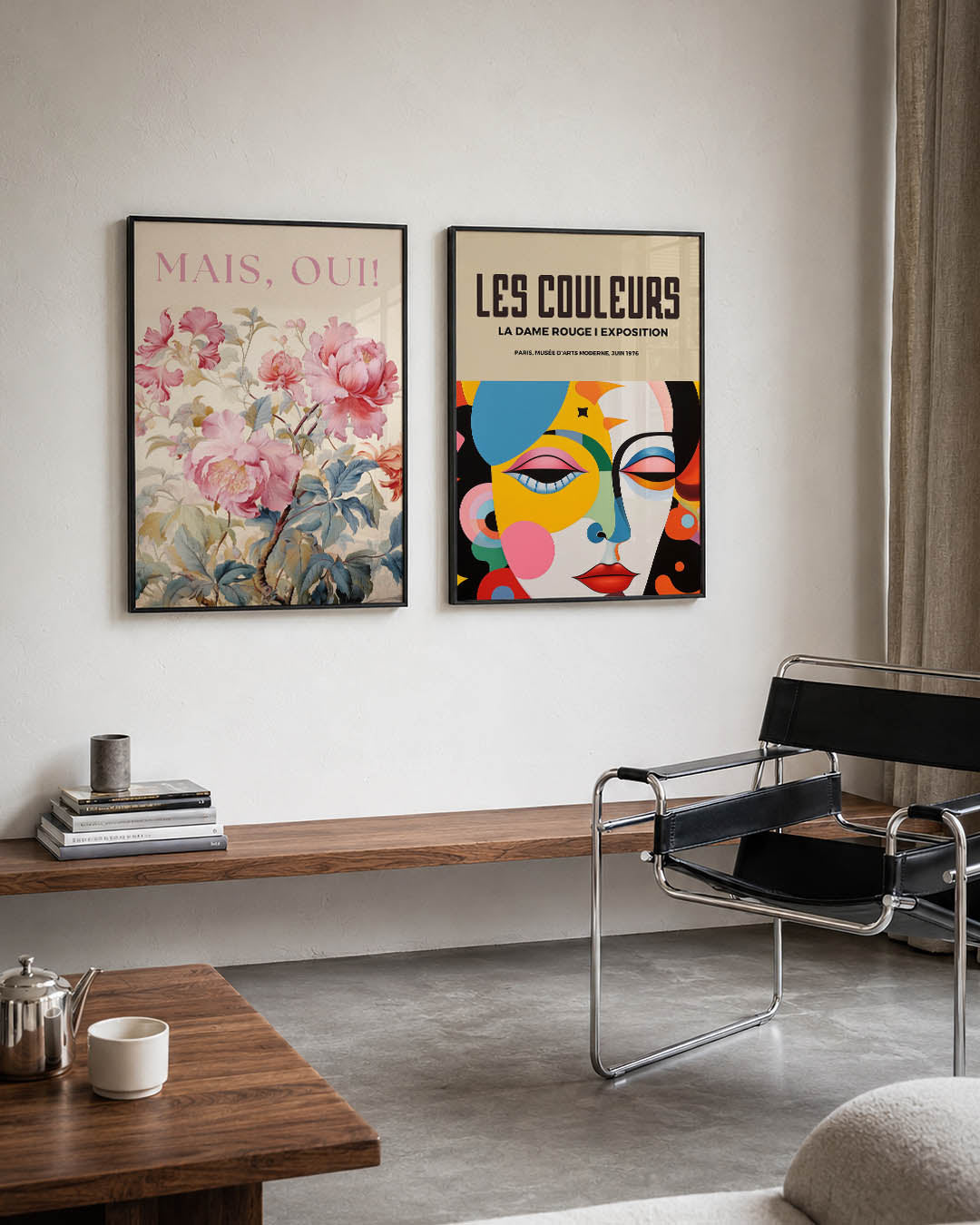 Bloemrijke elegantie Posterset