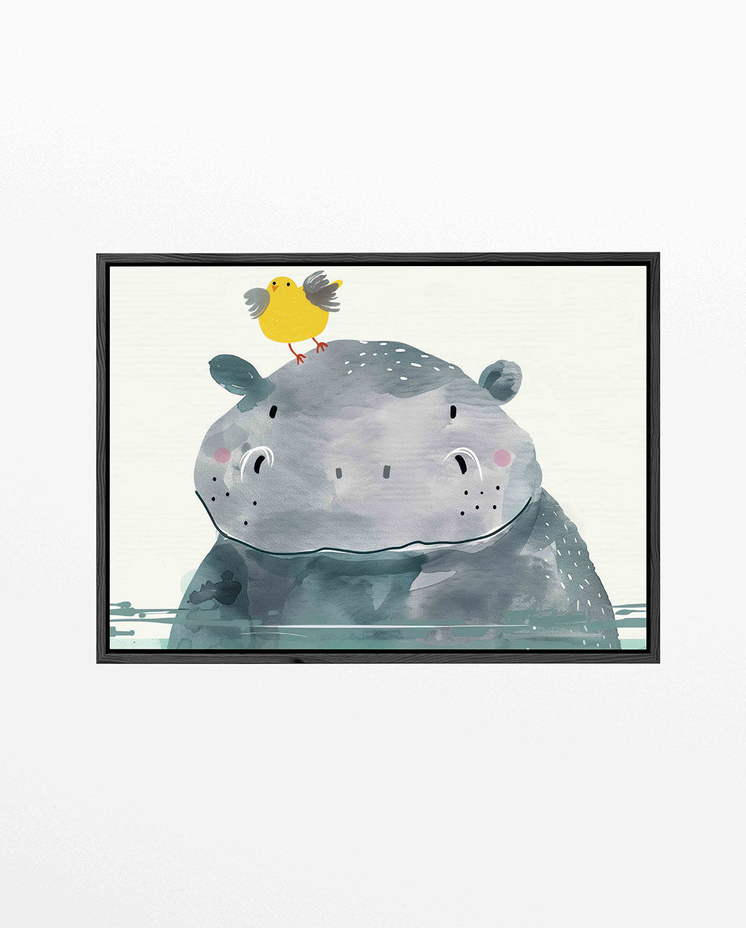 Vrolijke dierenillustratie Kunstwerk