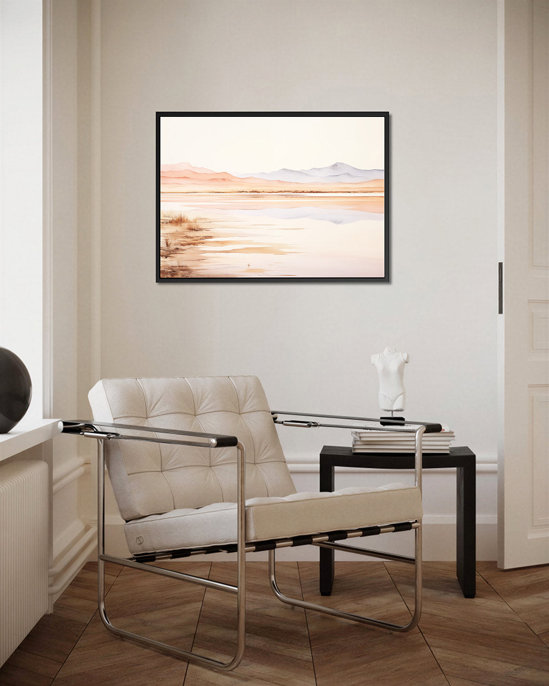 Rustige landschap weergave Kunstwerk
