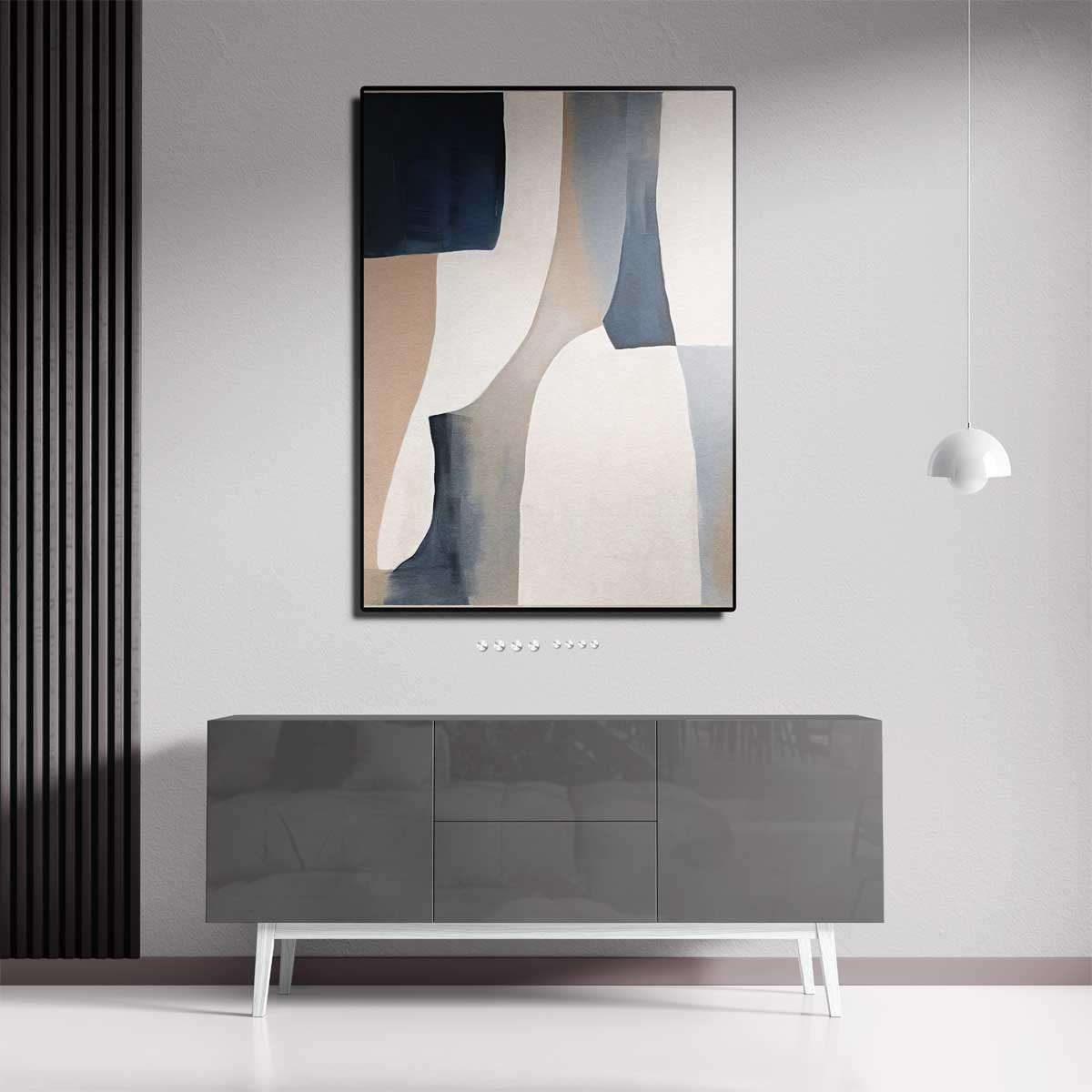Subtiele Kleurencompositie Kunstwerk-canvas-dibond-plexiglas-wanddecoratie-WallArtistic