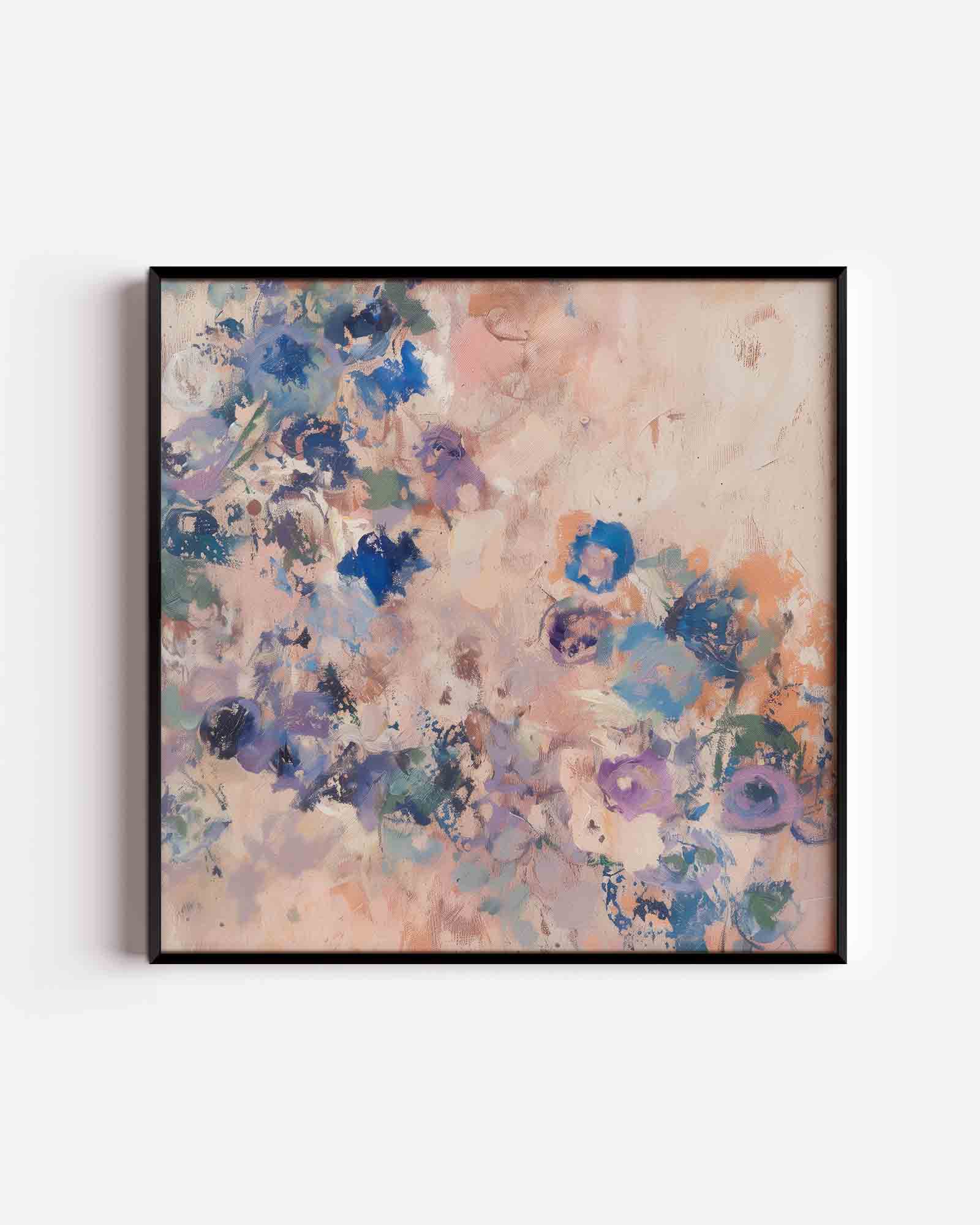 Abstracte bloemen Poster