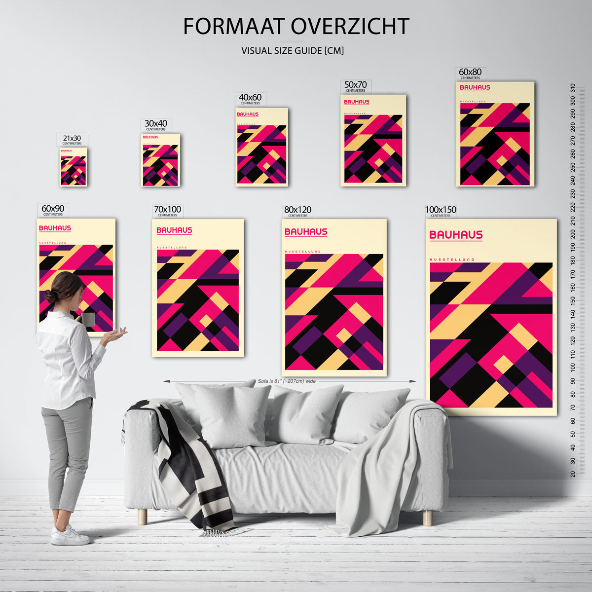 Vorm en kleur Poster