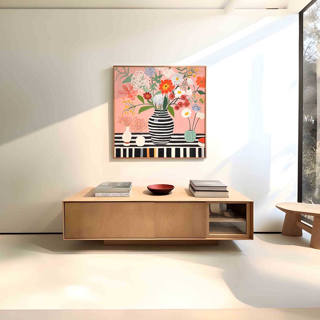 Bloemen in vazen Poster