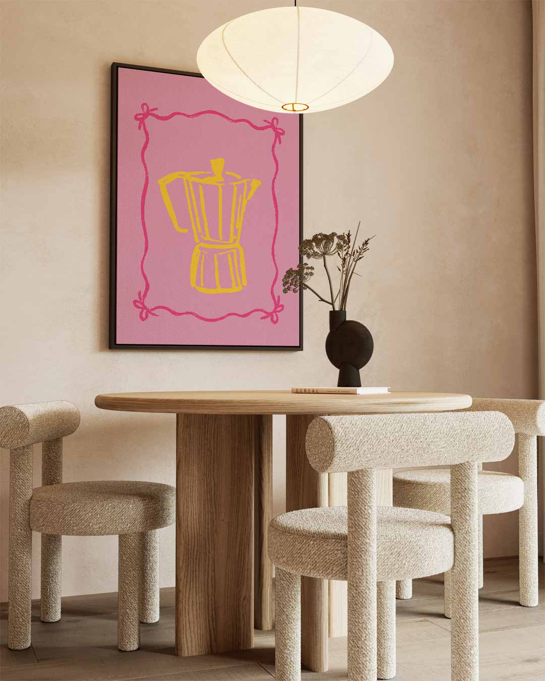 Retro Koffiezetter Kunstwerk Kunstwerk-canvas-dibond-plexiglas-wanddecoratie-WallArtistic