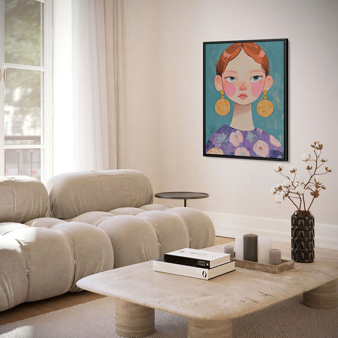 Vrouwelijk portret Kunstwerk