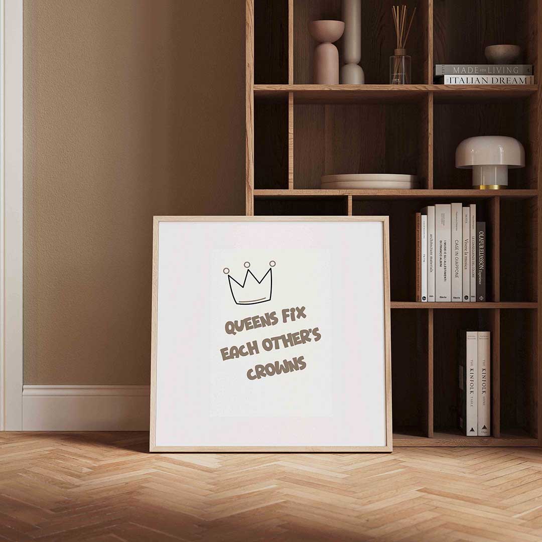 Kroon en tekst Poster