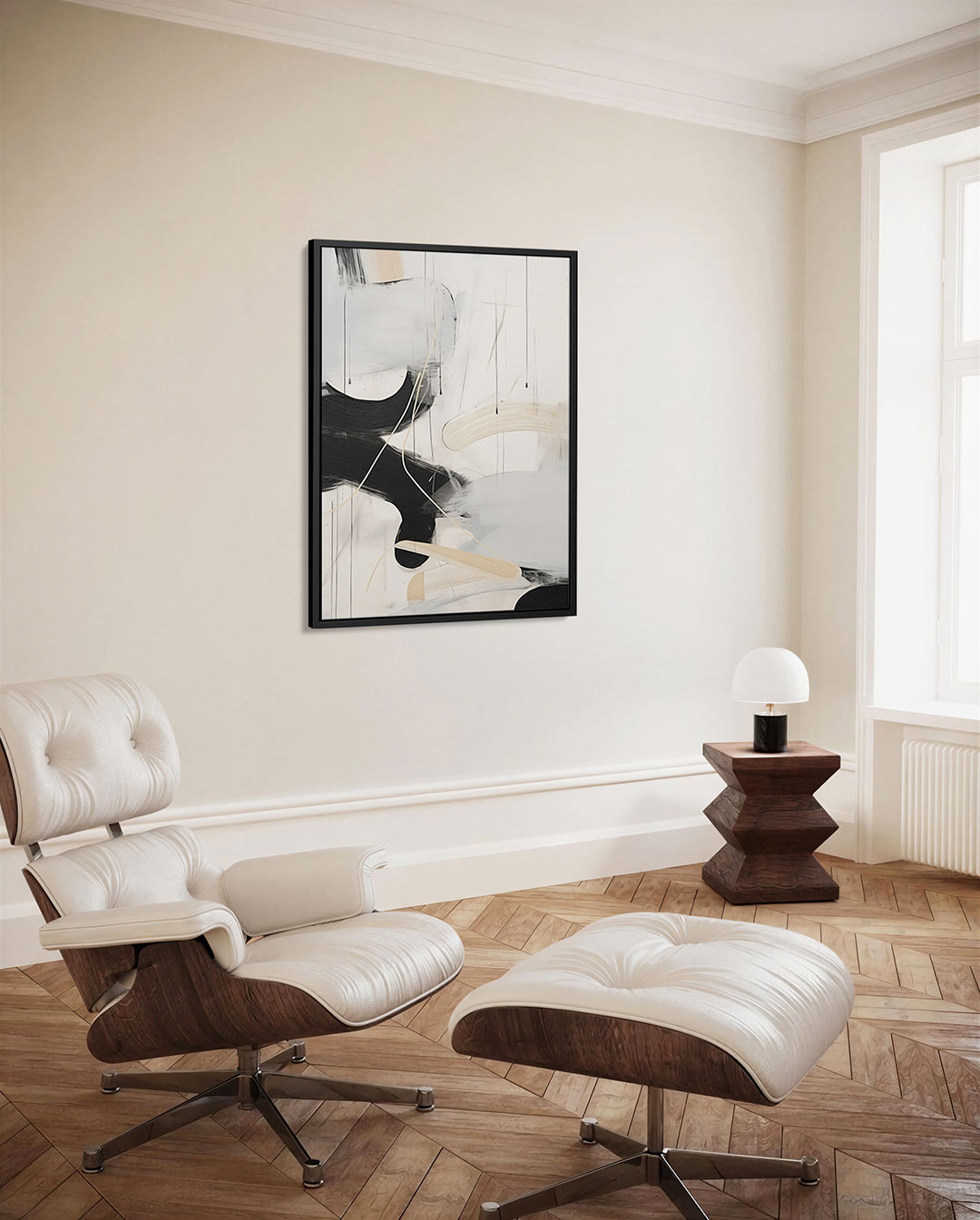 Dynamische vormen Kunstwerk