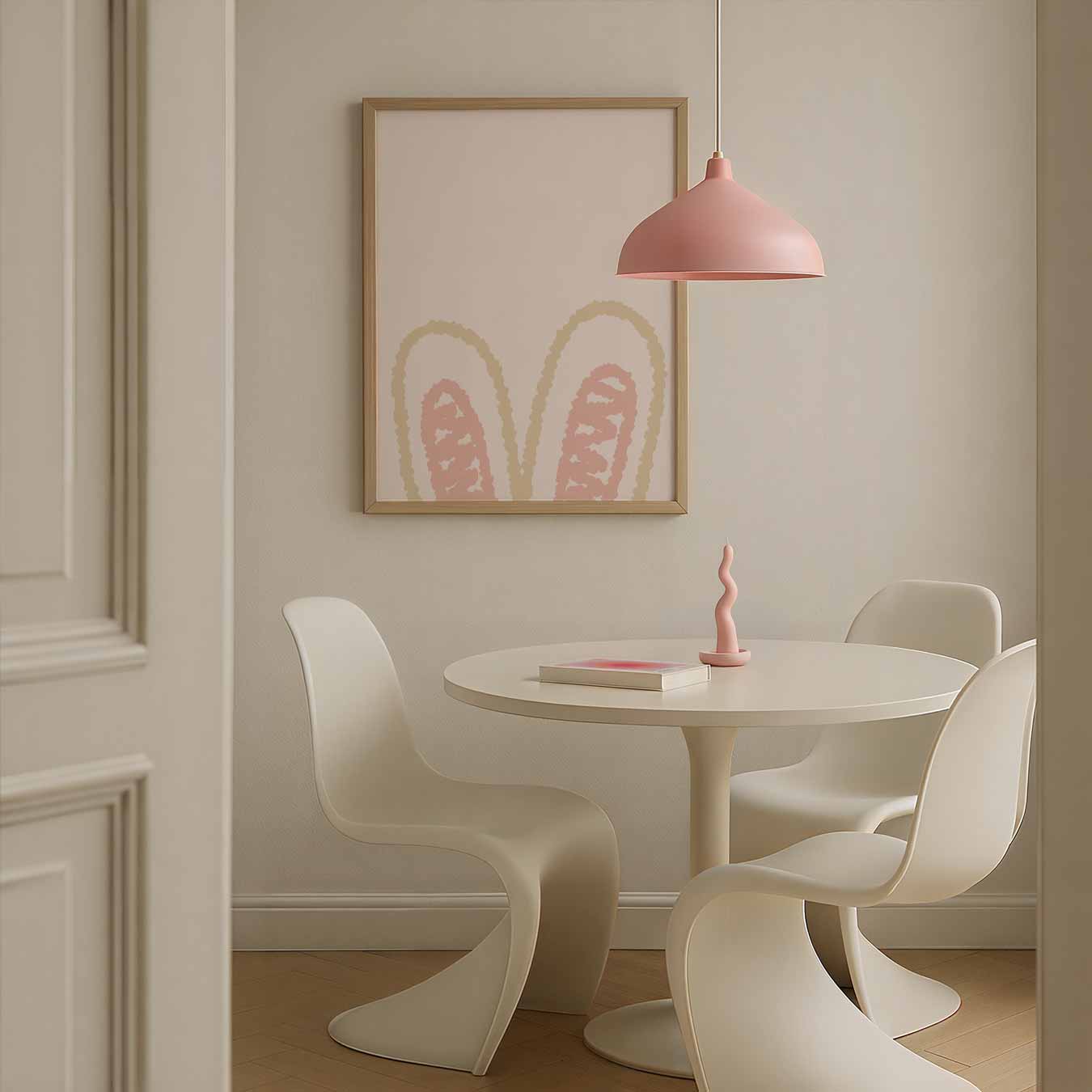 Romantische Bunny Oren Poster-WallArtistic