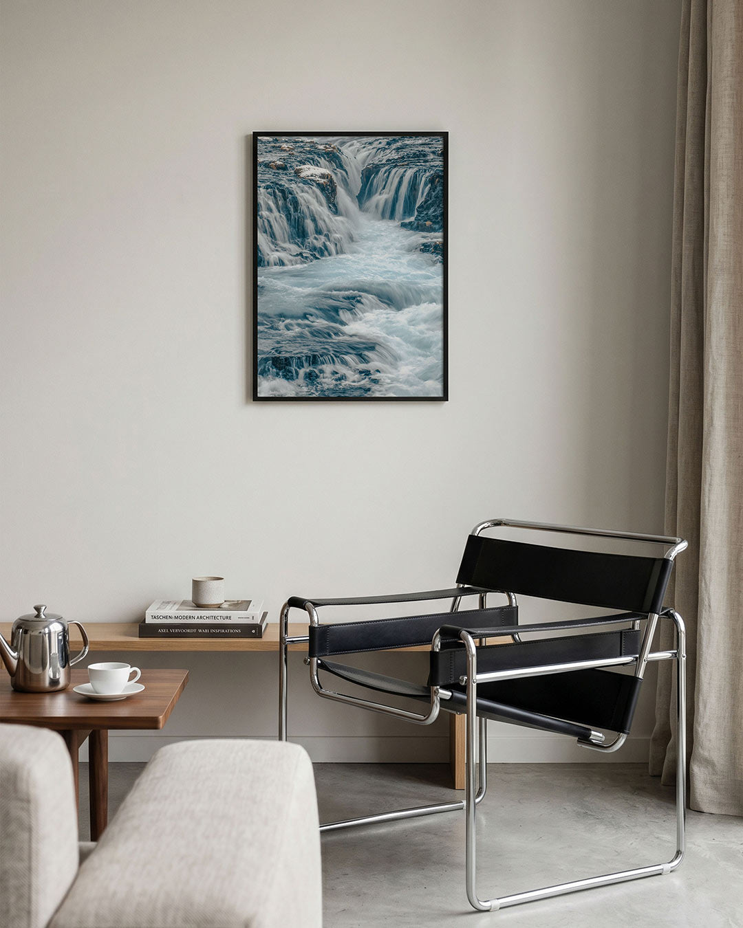 Dynamische waterval Poster