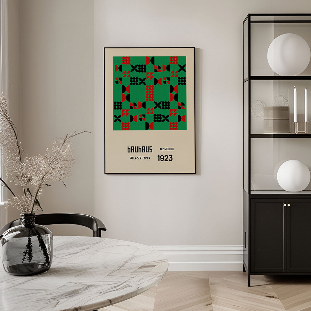 Vormritme en kleur Poster