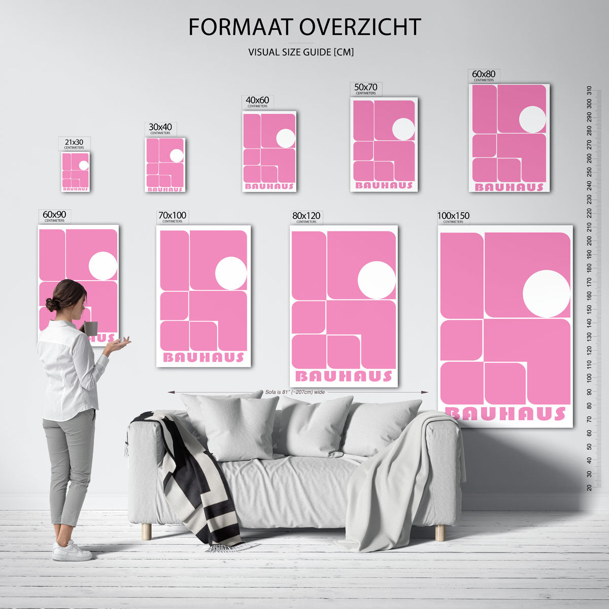 Vormen en vlakken Poster