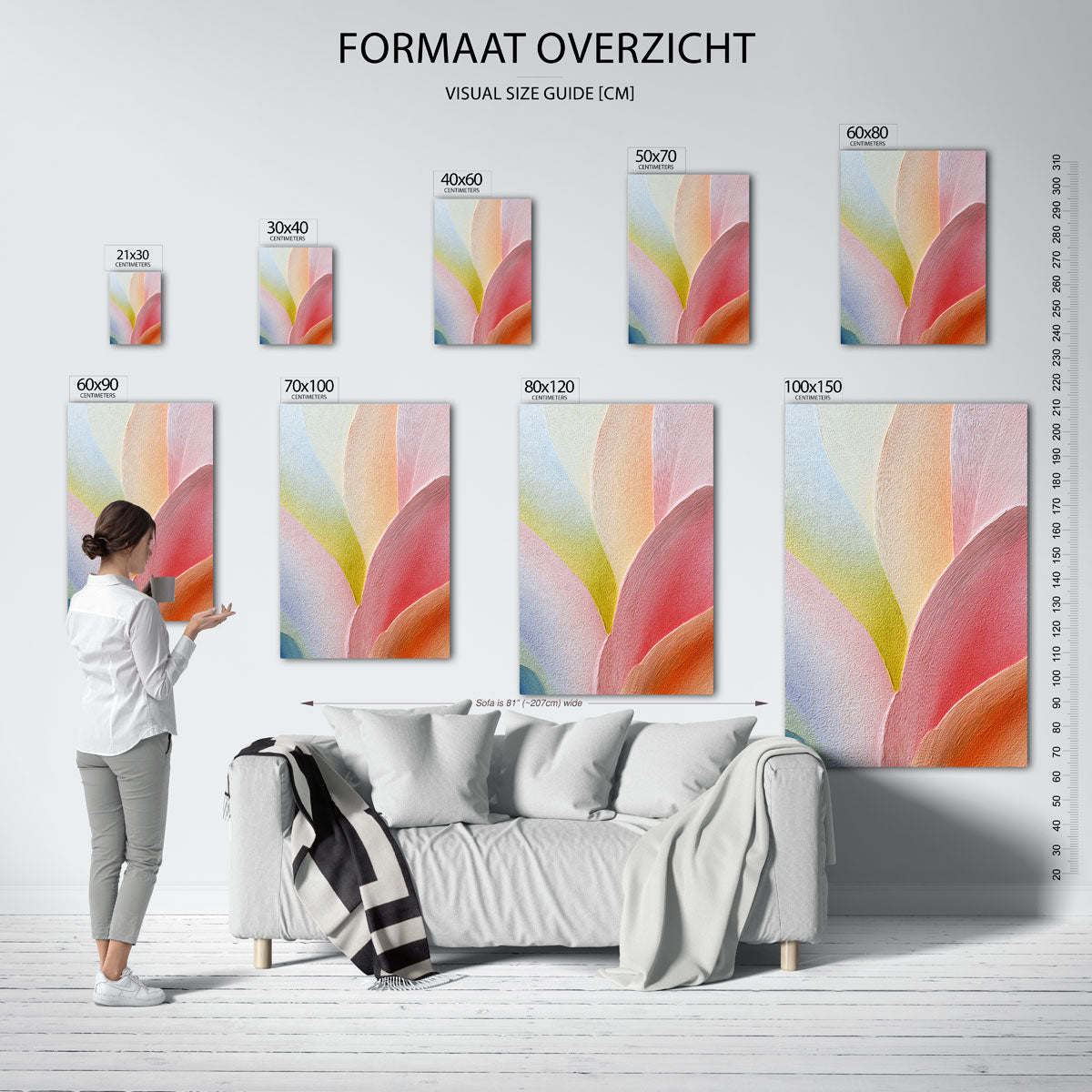 Abstracte vormen Poster