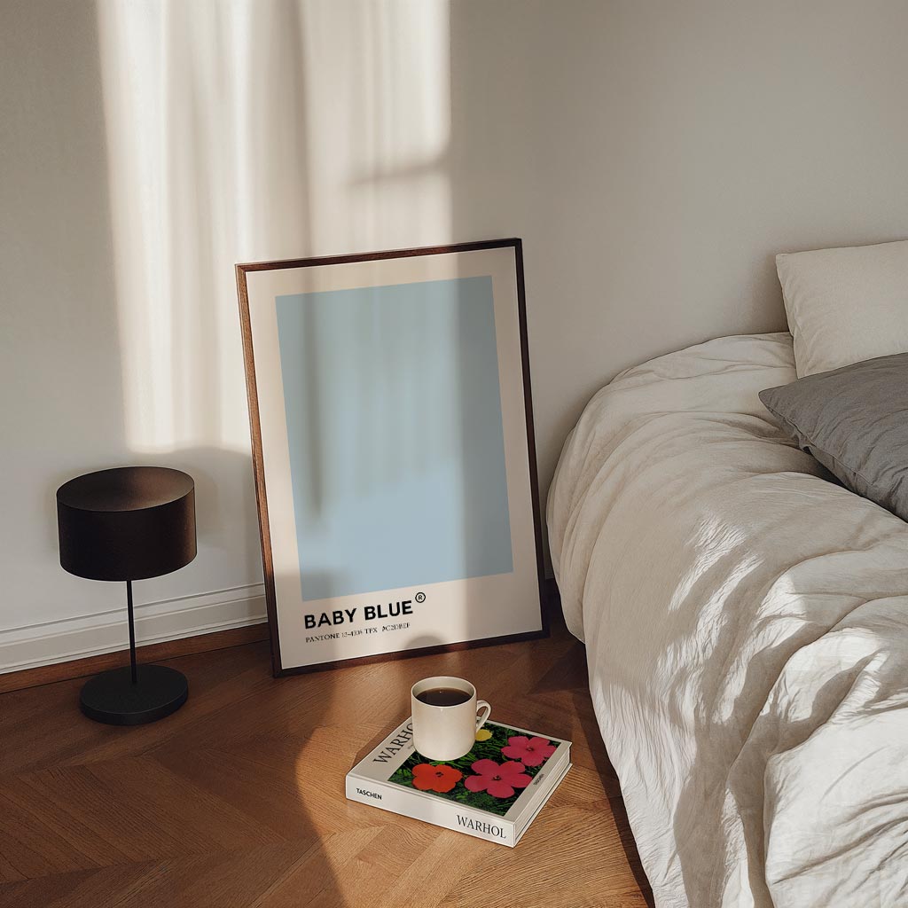 Baby Blue Pantone Poster-WallArtistic
