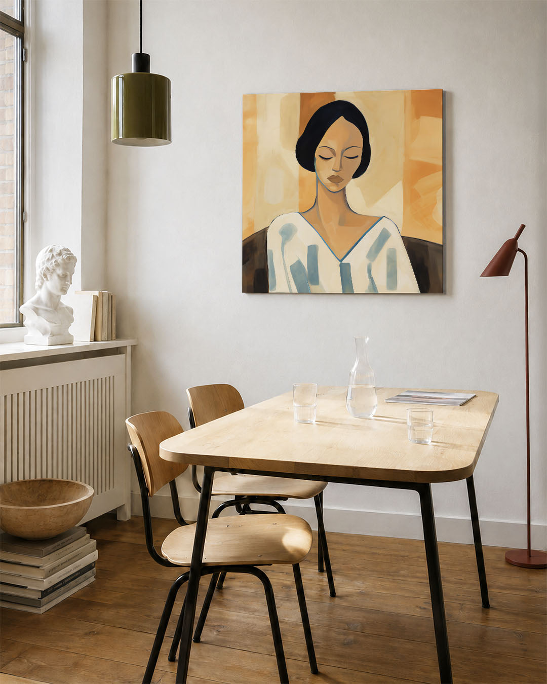 Vrouwelijk portret Kunstwerk