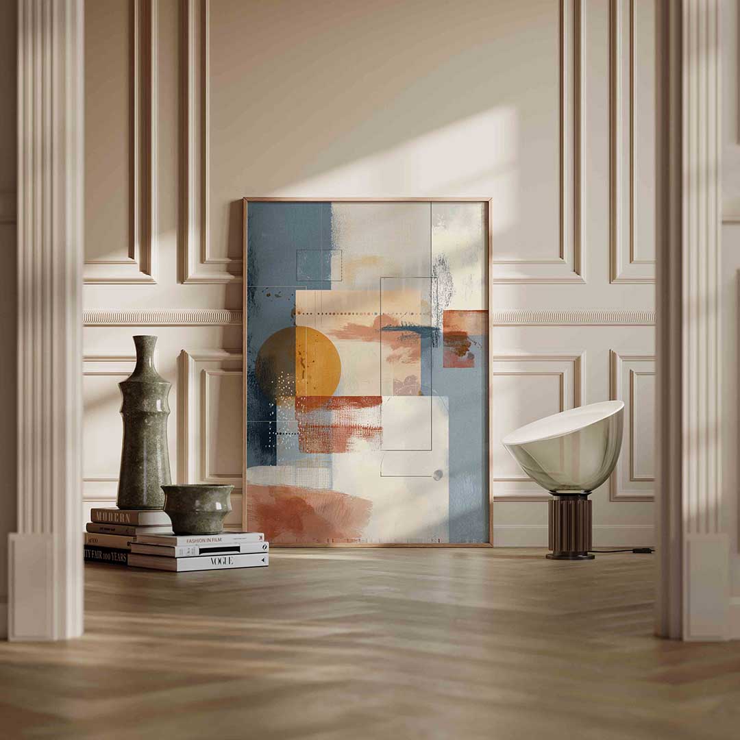 Abstracte vormen Poster