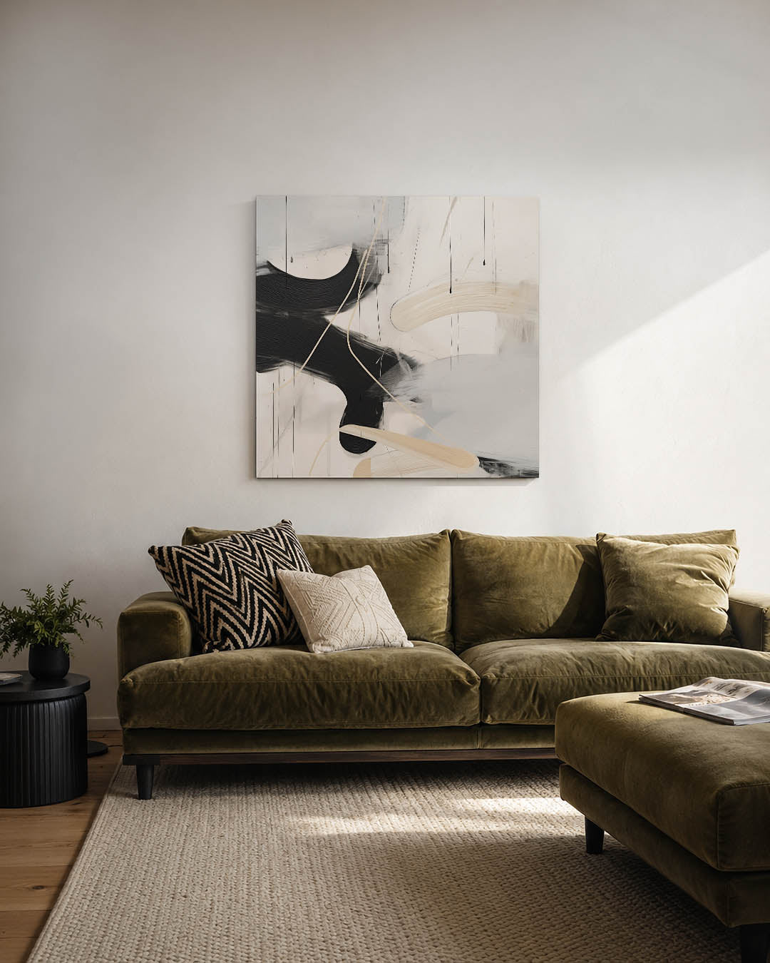 Dynamische lijnen Kunstwerk