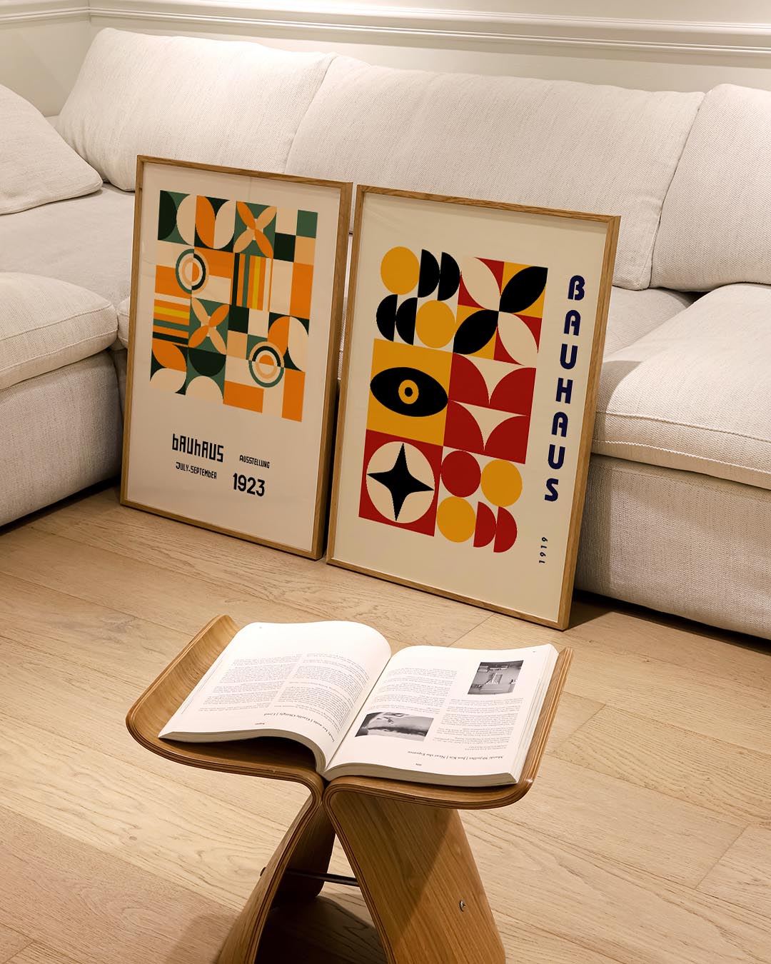 Vormen en vlakkenspel Posterset