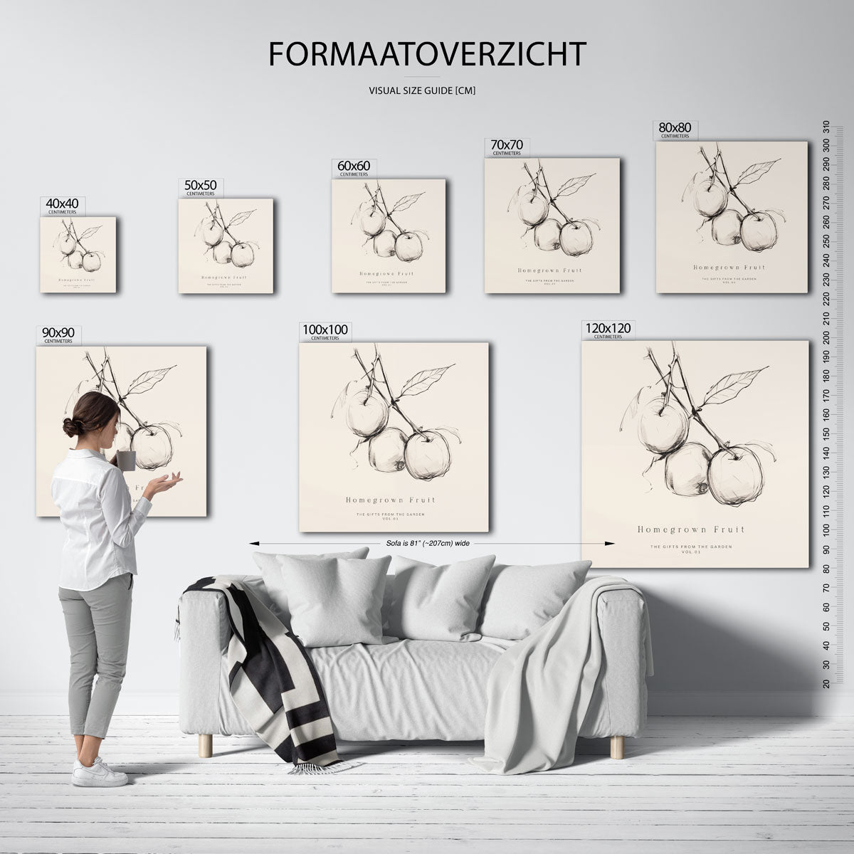 Homegrown fruit Poster