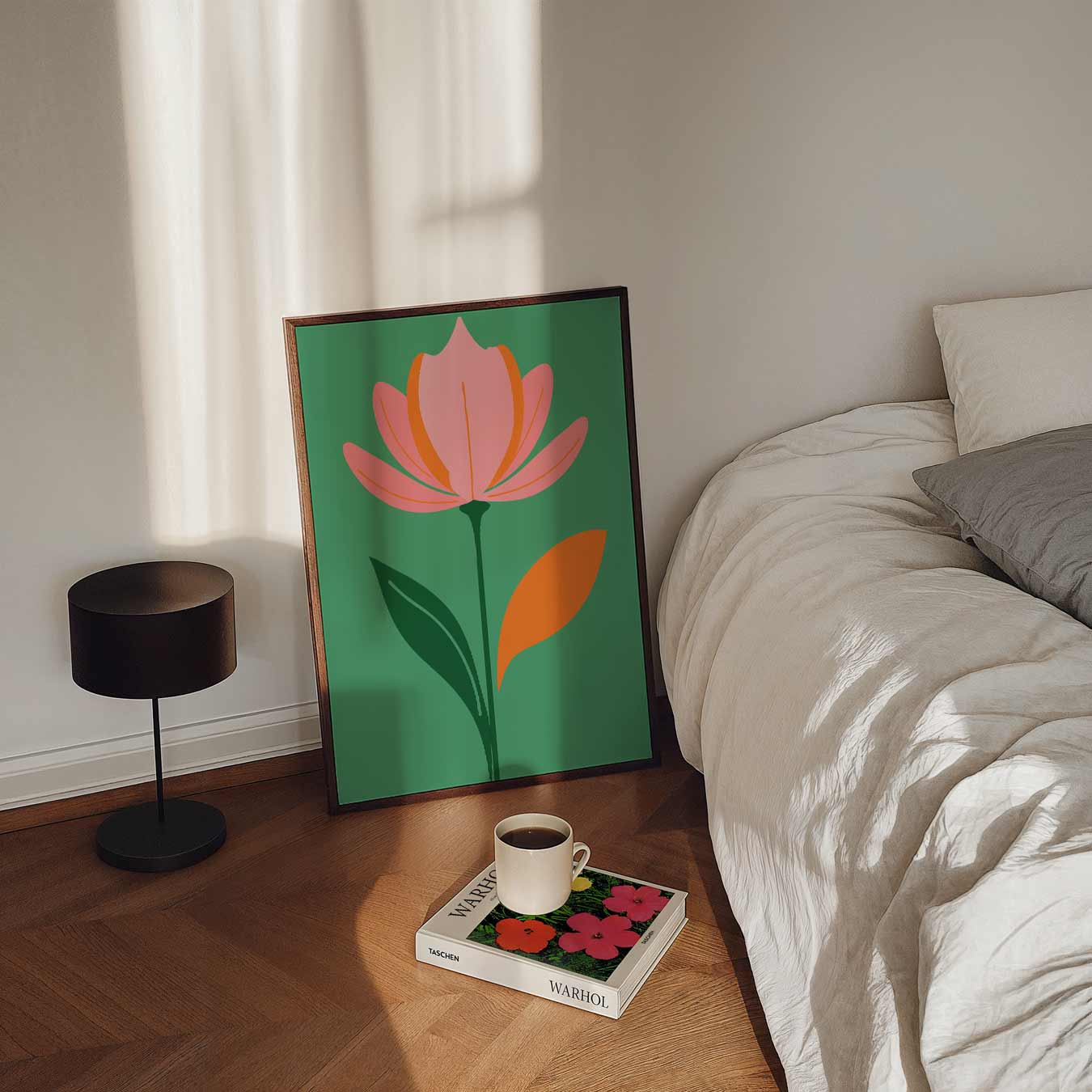Fleurige Bloemenposter-WallArtistic