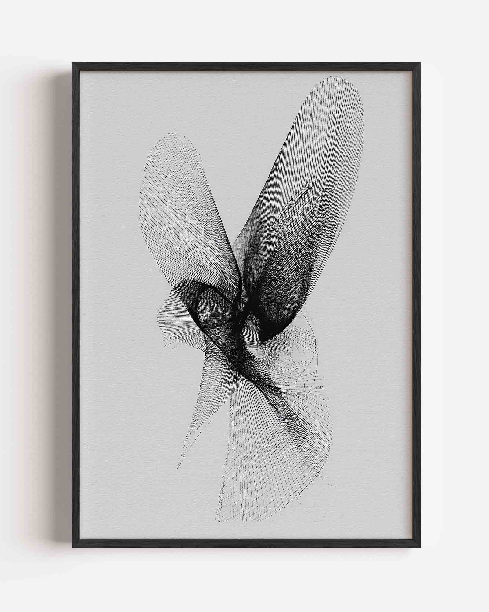 Abstracte lijnen Poster